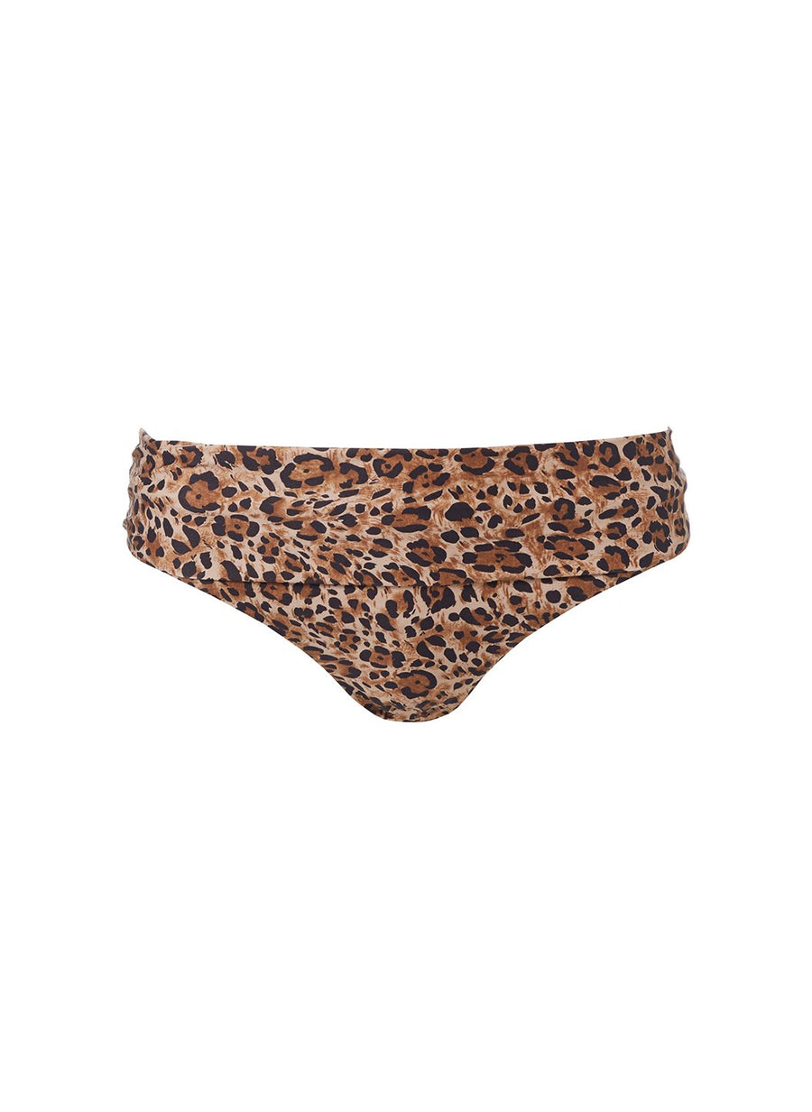 provence cheetah print supportive halterneck bikini bottom Cutout