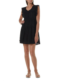 rebekah black short dress 