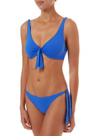 sanjuan cobalt overtheshoulder knot supportive bikini 2019 F