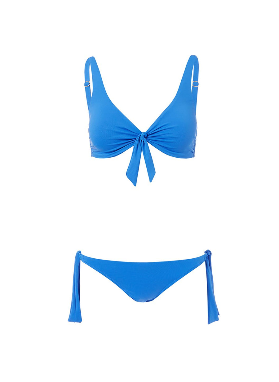 sanjuan cobalt overtheshoulder knot supportive bikini 2019