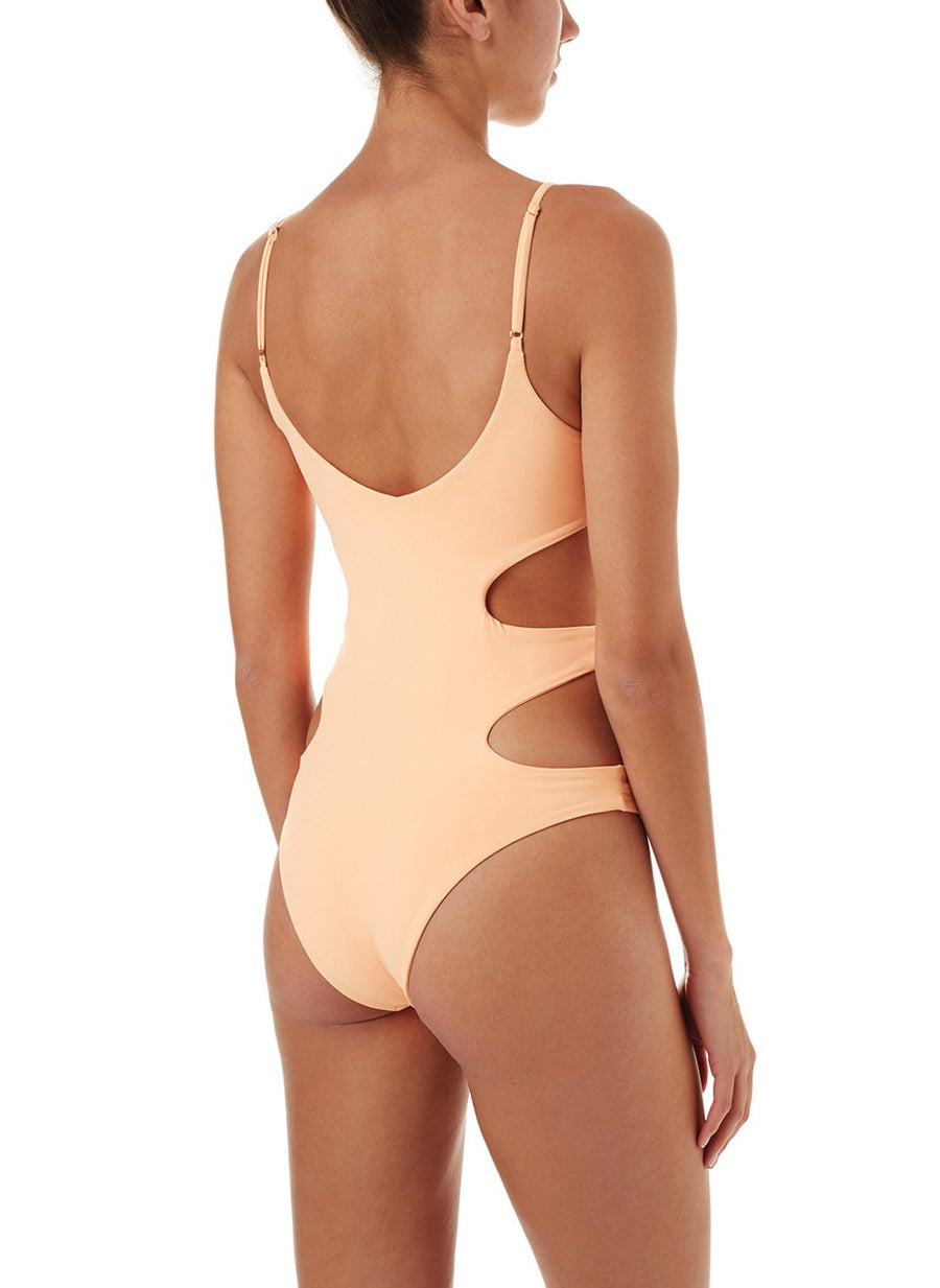 santorini mango overtheshoulder cutout onepiece swimsuit 2019 B