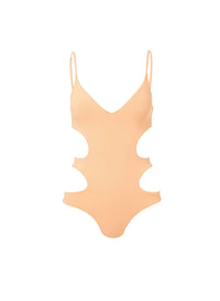 santorini mango overtheshoulder cutout onepiece swimsuit 2019