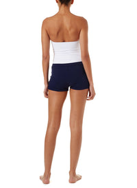 sophia navy pique laceup eyelet shorts 2019 B