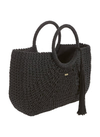 sorrento woven basket bag black 2019 2