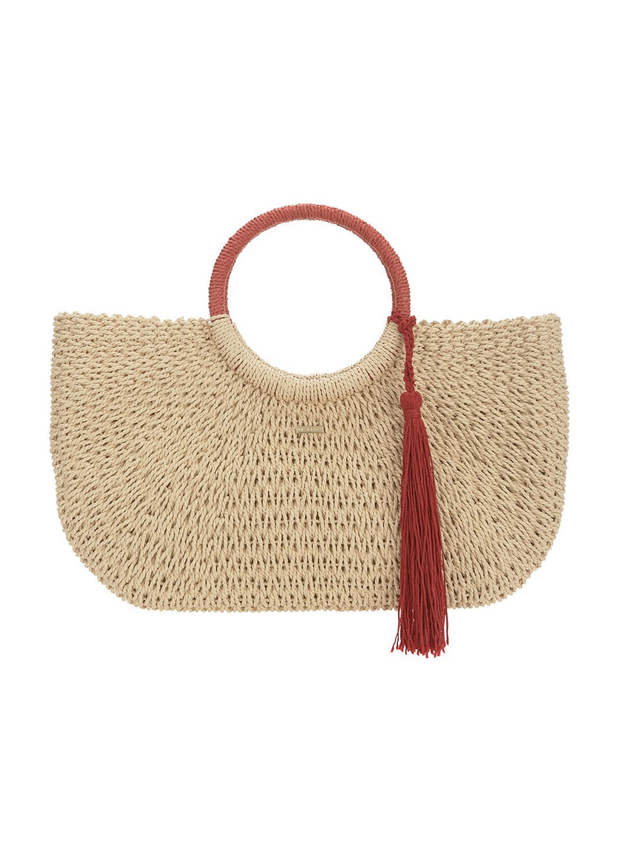 sorrento woven basket bag natural cinnamon 2019