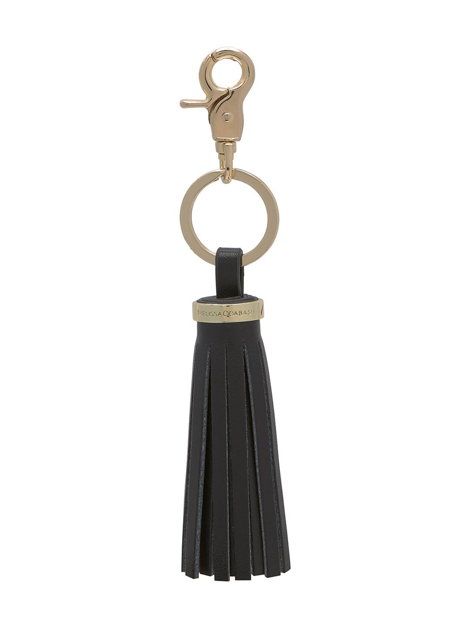 tassle keyring black
