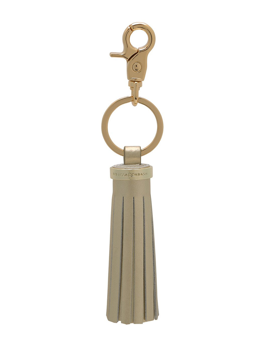 tassle keyring gold