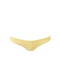 Toulouse Yellow Ribbed Bikini Bottom